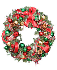 Festive Holiday Wreath