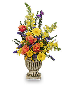 Uplifting Floral Urn